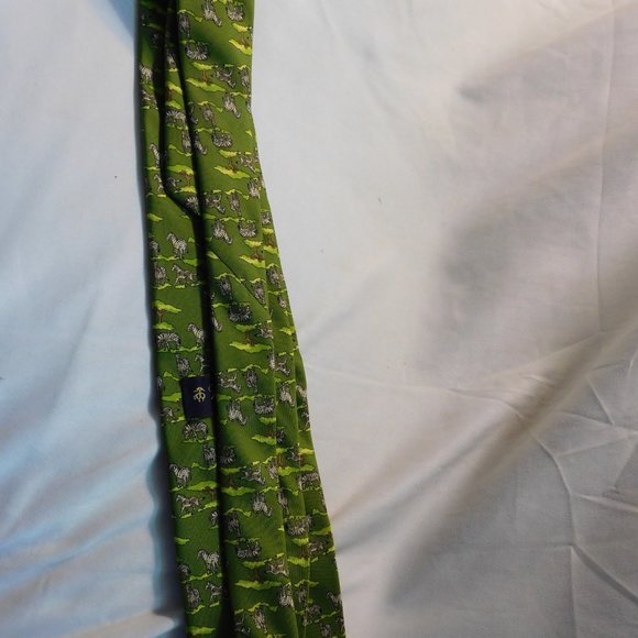 Brooks Brothers Makers Silk Zebra Print Tie - Picture 6 of 7